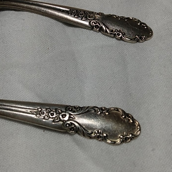 Rogers Sterling BRIDAL VEIL Baby Set Spoon & Fork - Picture 6 of 6